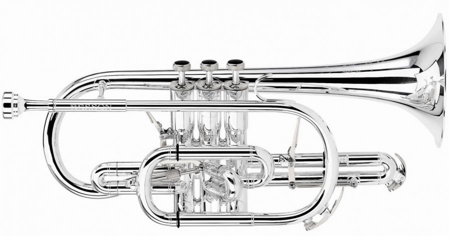 Kornett Besson 928GT Sovereign Försilvrad med trigger