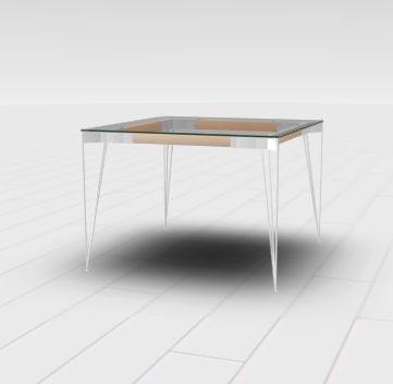 Viiva ruokapöytä 104 x 104 cm