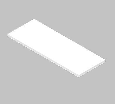 Levysokkeli 104×39 Mup, valkoinen