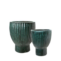 FEDORA Kruka 2/S Jadegrön - Jadegrön - 56x66 45x50cm