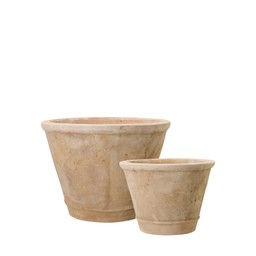 QUINN Pot S/2 Antique Terracotta - Antique Terracotta - 40x30 23x20cm