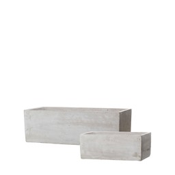 SIRI Plantering 2/S Grå - Grå - 40x18x13 26x14x10cm