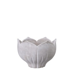 MIRJAM Planter Grey - Grey - 21x16cm
