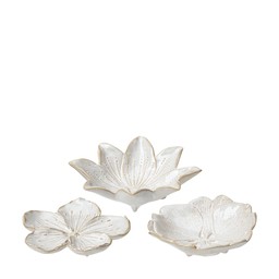 LIYA Decoration Mix Offwhite - Offwhite - 13x3 11x3 11x2cm