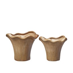 KANTARELL Kruka 2/S Brunmelerad - Brunmelerad - 30x25 25x22cm