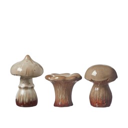 MUSHROOM Mix Beige Melange - Beige Melange - 9,5x15 11x10 10x11cm