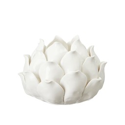 SALLY Candleholder White - White - 13x10cm