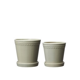 ASTRID Kruka m fat 2/S Linne - Linne - 13x12 11x11cm