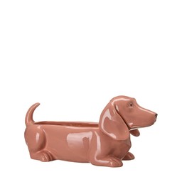 JACKY Dog Planter Peach - Peach - 40x15x17cm