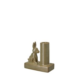 HEA Ljusstake Grönmelerad - Grönmelerad - 10x5x10cm