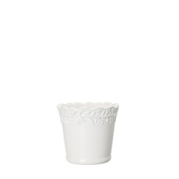 HELEN Midi Pot White - White - 10x9cm
