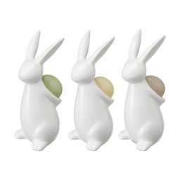 HARE m Ägg Mix Grön,Gul,Beige Matt - Grön,Gul,Beige Matt - 8x17cm