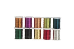 TRÅD 0,3mm 10m/Rulle Mix - Mixade färger - 10m/rulle