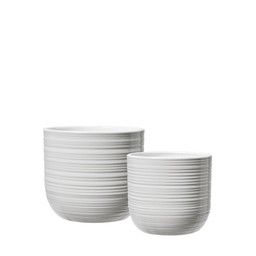 ADDISON Kruka 2/S Vit - Vit - 14x13, 12x11cm