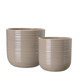 ADDISON Kruka 2/S Sand - Beige - 20x19 17x17cm