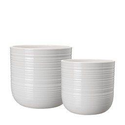 ADDISON Kruka 2/S Vit - Vit - 20x19 17x17cm