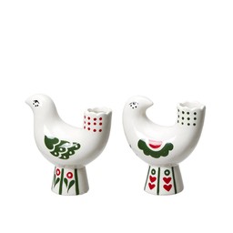 DONYA Decoration mix White/Green/Red - White/Green/Red - 10x5x10, 9x5x9cm