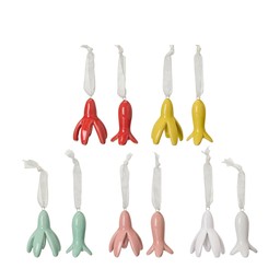 TINA Pendant Mix White, Red, Green, Pink - White, Red, Green, Pink - 5x6 4x6cm