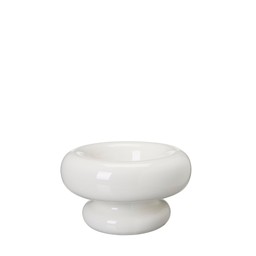 BRIELLA SAUCER W FEET White - White - 20x11cm