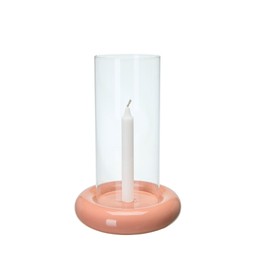 AMARA Candle Holder Peach - Peach - 20x25cm