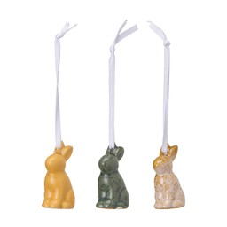 MIMMI Kanin Hängande Mix Gul, Grön, Gul - Gul, Grön, Gul - 3cm