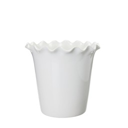 VANDA Orchid pot White - White - 16x15cm
