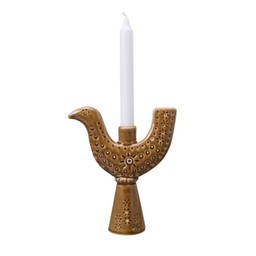 BL Candle holder Brown Melange - Brown Melange - 18x6x21cm