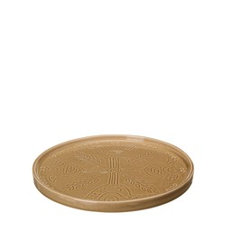 JUNI Saucer Brown Melange - Brown Melange - 28x2cm