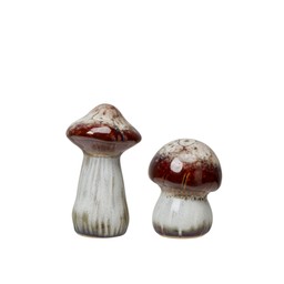 MUSHROOM S/2 Beige Melange - Beige Melange - 6x10 6x7cm