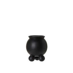 ANYA Mini Pot Black Matt - Black Matt - 9x10cm