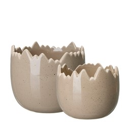 MONA Kruka 2/S Brunmelerad - Brunmelerad - 14x13 12x10cm