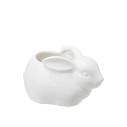 SIA RABBIT Planter White Melange - White Melange - 18x11cm