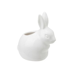 SIA RABBIT Planter White Melange - White Melange - 15x17cm