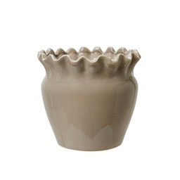 EVELINA Pot Beige - Beige - 17x16cm