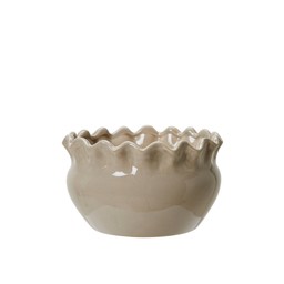 EVELINA Planter Beige - Beige - 17x10cm