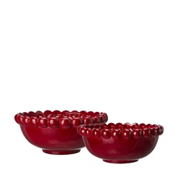 MARY Planter S/2 Red - Red - 26x10 22x9cm