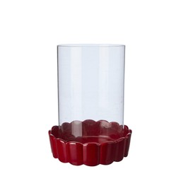 EDNA Lantern Red - Red - 17x23cm