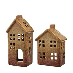ARLEEN House Mix Beige Melange - Beige Melange - 8x7x17 10x7x14cm
