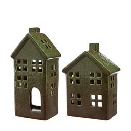 ARLEEN House Mix Green Melange - Green Melange - 8x7x17 10x7x14cm