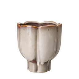 DENISE Pot Beige Melange - Beige Melange - 16x17cm