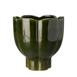 DENISE Pot Green Melange - Green Melange - 19x19cm