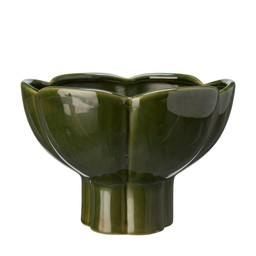 DENISE Planter Green Melange - Green Melange - 22x16cm