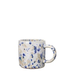 AMANDA Cup 160ml Offwhite/Blue Melang - Offwhite/Blue Melang - 11x8x7cm