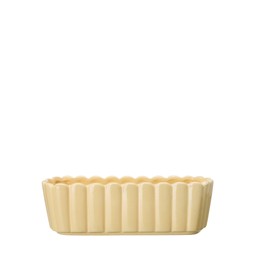 EDNA Planter Oval Light Yellow - Light Yellow - 30x10x12cm