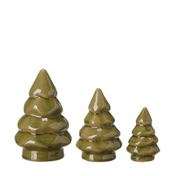 SIGNE Tree S/3 Green Melange - Green Melange - 7x10 5x9 4x6cm