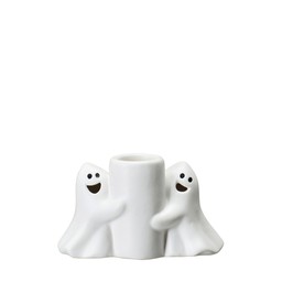 JENNY Candle Holder White/Black - White, Black - 11x4x6cm