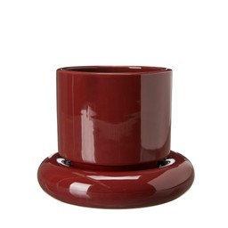 AMARA Pot Burgundy - Burgundy - 19x15cm