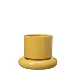AMARA Pot Yellow - Yellow - 19x15cm