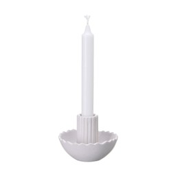 LOTTIE Ljusstake Vit - Vit - 10x9cm