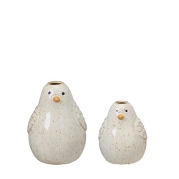 SUSANNA Vas 2/S Cream - Cream - 9x11 7x8cm